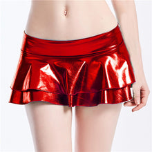 Load image into Gallery viewer, 2019 Shiny Metallic Color Sexy Mini Skirts Women Holographic Hot Micro Skirts Summer Beach Sexy Party Clubwear for Girls