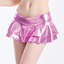 Load image into Gallery viewer, 2019 Shiny Metallic Color Sexy Mini Skirts Women Holographic Hot Micro Skirts Summer Beach Sexy Party Clubwear for Girls