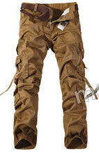 Load image into Gallery viewer, 2019 Top Fashion Military Cotton Cargo Pants Men Multi-Pocket Solid Plus Size Trousers Men  (Asian Size 28-42)