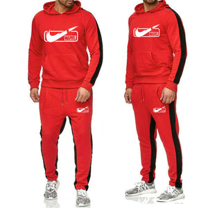 2019 Tracksuit Suits Brand Hoodies+Pants Men High Quality MARVEL letter printing fashion mens sportswear Casual male coats