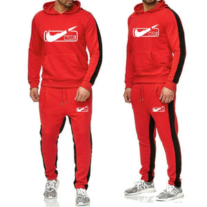 2019 Tracksuit Suits Brand Hoodies+Pants Men High Quality MARVEL letter printing fashion mens sportswear Casual male coats