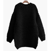Load image into Gallery viewer, 2019 Winter Women's Thick Cardigan Sweater Women's Heavy Button Cardigan Sweater Cozy warm Autumn Gray Knit Cardigan Sweater
