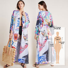 Load image into Gallery viewer, 2020 Bikini Cover-ups Kimono Cardigan Sexy Hollow Out Summer Dress White Cotton Tunic Women Beach Wear Swim Suit Cover Up Q964