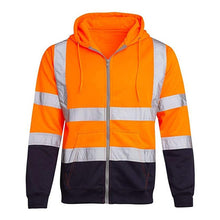Load image into Gallery viewer, 2020 Fleece Reflective Hoodies Men Winter Zipper Sweatshirts Hoodie Men Hoody Sweatshirts Male Black Hoodies For Men Workwear