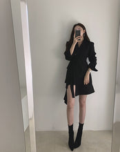 Load image into Gallery viewer, 2020 High quality feminine jacket coat Women's blazer Fall Slim Solid Color Female Temperament mid-length jacket and small suit