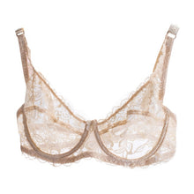 Load image into Gallery viewer, 2020 Sexy Women Lace Gauze Bra Push Up 3/4 Cup Hook-and- Eye Breathable Ultra-thin Bra Lingerie Underwear Ropa Interior