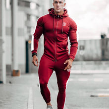 Load image into Gallery viewer, 2020 Spring New Men Hoodies Pants 2Pcs/Sets Sweatshirt Sweatpants Male Gyms Fitness Tops Trousers Joggers Sportswear Tracksuits