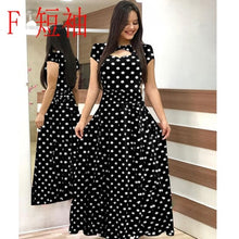 Load image into Gallery viewer, 2020 Summer Long Dress Floral Flower Print Boho Beach Short Sleeve Tunic Elegant Party Dress Vestidos De Festa Sundress 4XL 5XL