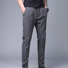 Load image into Gallery viewer, 2020 Summer Pants Men Office Plus size Ice Cool Breathable Loose Casual Male Pencil Pants Lightweight Linen Long Trousers
