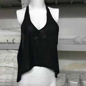 2020 Summer Tank Tops Sleeveless Chiffon Shirt for Women V Neck Loose Vest Casual Sleeveless Tops and Tees Tanks and Camis
