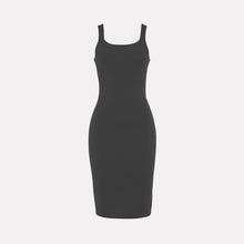 Load image into Gallery viewer, 2020 Summer Women Black Dresses Autumn Neon Green Sexy Bodycon Spaghetti Strap Midi Long Party Club Tank Dress For Women Female