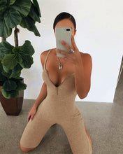 Load image into Gallery viewer, 2020 Summer Women Sexy Jumpsuit Streetwear Sleeveless Skinny Bodycon Solid Knitted Sport Jumpsuits Romper Playsuit For Women