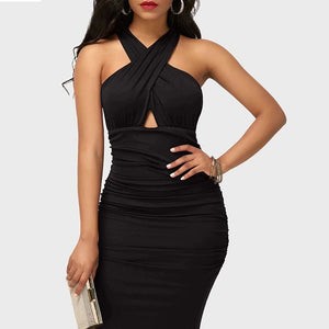 2020 summer new arrival sexy mini dress for women bodycon strap casual dress with sleeveless