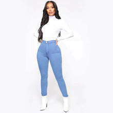 Load image into Gallery viewer, 2021 New Women&#39;s High Waist Thin Pants Pencil Pants Fashion Tight Hip High Stretch Slim S-3XL Jeans Style Waist Type Fit Type