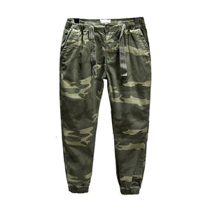 2021 Spring and Autumn New Cargo Pants Men Camouflage Drawstring Men Hip Hop Streetwear Men's Trousers Casual Pants Joggers