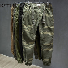 Load image into Gallery viewer, 2021 Spring and Autumn New Cargo Pants Men Camouflage Drawstring Men Hip Hop Streetwear Men&#39;s Trousers Casual Pants Joggers