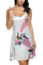 Load image into Gallery viewer, 2112 New good quality sexy silk nightgowns female spaghetti strap short summer nightdress women plus size sleepwear nighties