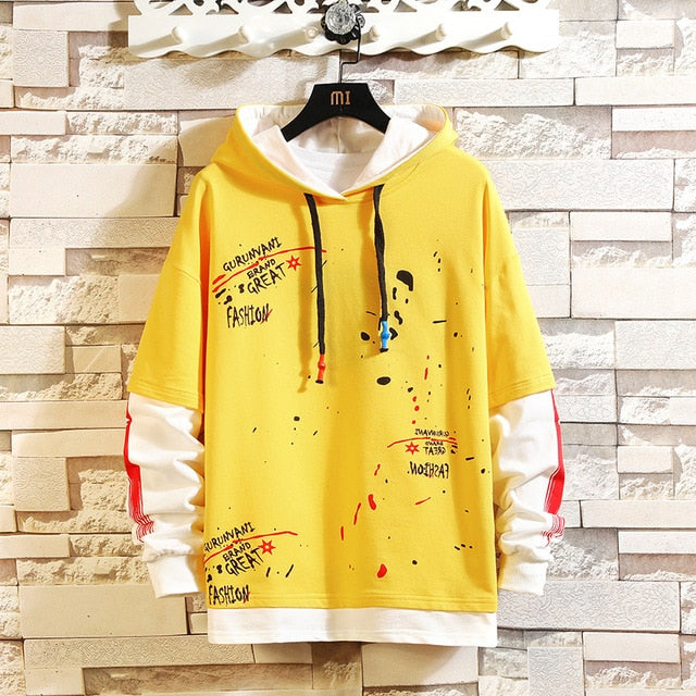 22 Style Autumn Spring 2020 Hoodie Sweatshirt Mens Hip Hop Punk Pullover Streetwear Casual Fashion Clothes Plus Asian Size M-5XL