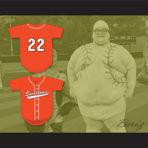 22 Swallows Play Ball Orange Baseball Jersey