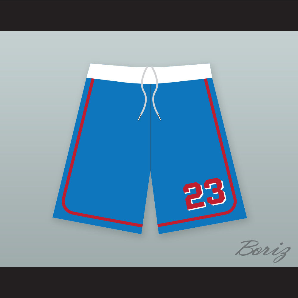 Kenny Scolari 23 Milwaukee Beers BASEketball Blue Basketball Shorts