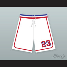 Load image into Gallery viewer, Kenny Scolari 23 Milwaukee Beers BASEketball White Basketball Shorts 1
