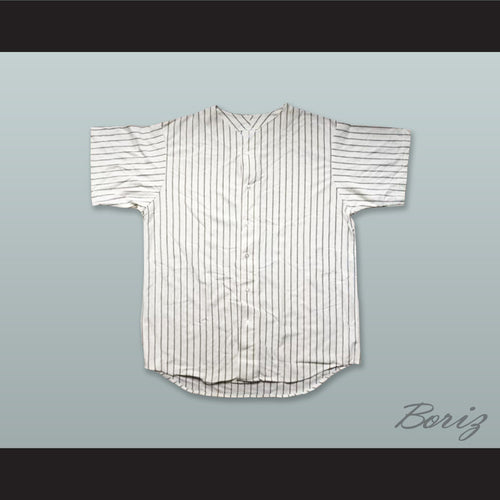 2 Legit White Pinstriped Baseball Jersey