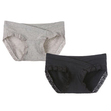 Load image into Gallery viewer, 2Pcs/lot Maternity Panties Pregnancy Underwear Belly Support Briefs For Pregnant Women Low Waist UnderPants Panty XXL XXXL