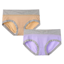Load image into Gallery viewer, 2Pcs/lot Maternity Panties Pregnancy Underwear Belly Support Briefs For Pregnant Women Low Waist UnderPants Panty XXL XXXL