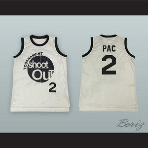 2Pac Tournament Shoot Out White Basketball Jersey