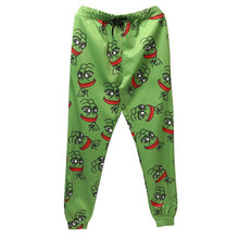 Load image into Gallery viewer, 3D Pepe The Frog Joggers Pants Men/Women Funny Cartoon Sweatpants 2019 New Trousers Jogger Pants Elastic Waist Pants Dropship