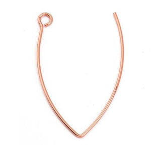 40pcs Stainless Steel French-style Ear Hook V Shape DIY Fashion Earring Accessories Jewelry Making Findings Accessories Not Fade