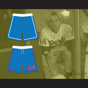 Joe Cooper 44 Milwaukee Beers BASEketball Blue Basketball Shorts