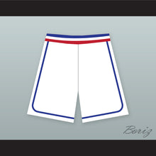 Load image into Gallery viewer, Joe Cooper 44 Milwaukee Beers BASEketball White Basketball Shorts 1