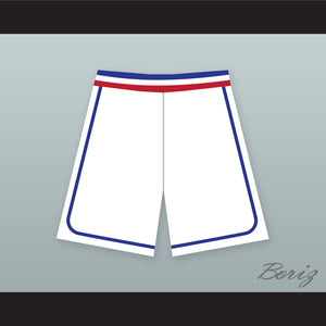 Joe Cooper 44 Milwaukee Beers BASEketball White Basketball Shorts 1