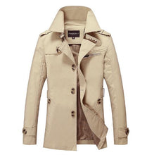 Load image into Gallery viewer, 4XL 5XL Men&#39;s Autumn Winter Parka Coat Brand Jacket Men Pure color Embroidery Outdoors Military Jacket Men Plus size 5973
