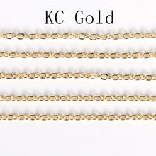 Load image into Gallery viewer, 5 Meter 1.5 2.0 2.5mm Oval Link Chains For Jewelry Making DIY Supplies Necklace Bracelet Chain Findings