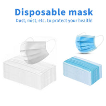 Load image into Gallery viewer, 50Pcs/Lot Disposable Mask Anti Pollution Masks Fabric Nonwovens Dustproof Health Care Mouth Mask Blue Adult Unisex Protection