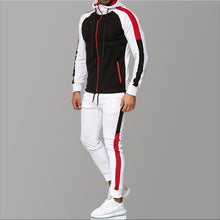 Load image into Gallery viewer, 5XL Big Size Mens Tracksuits 2020 Men's Clothing Hooded Red Stripe Spring Men's Sports Suit Casual Tracksuit Men Sweat New