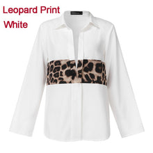 Load image into Gallery viewer, 5XL Celmia Sexy Leopard Print Blouse Women 2021 Autumn V-Neck Long Sleeve Shirt Casual Loose Tops Vintage Blusas Female Clothing