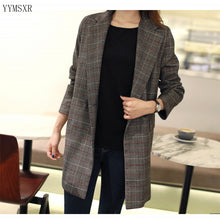 Load image into Gallery viewer, 5XL Women&#39;s mid-length jacket small suit feminine 2020 Korean version of the new autumn and winter women&#39;s blazer high quality