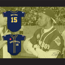 Load image into Gallery viewer, Bill Bellamy 15 Awayboys Baseball Jersey 6th Annual Rock N&#39; Jock Softball Challenge 1995