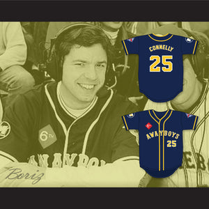 Chris Connelly 25 Awayboys Baseball Jersey 6th Annual Rock N' Jock Softball Challenge 1995