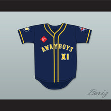 Load image into Gallery viewer, Wrestler Diesel XI Awayboys Baseball Jersey 6th Annual Rock N&#39; Jock Softball Challenge 1995