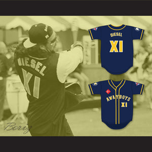 Wrestler Diesel XI Awayboys Baseball Jersey 6th Annual Rock N' Jock Softball Challenge 1995