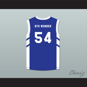 Antoine '8th Wonder' Scott 54 Blue Basketball Jersey Dennis Rodman's Big Bang in PyongYang