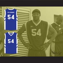Load image into Gallery viewer, Antoine &#39;8th Wonder&#39; Scott 54 Blue Basketball Jersey Dennis Rodman&#39;s Big Bang in PyongYang