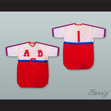 Load image into Gallery viewer, ABC Atlanta Black Crackers 1 Red Blue and White Baseball Jersey