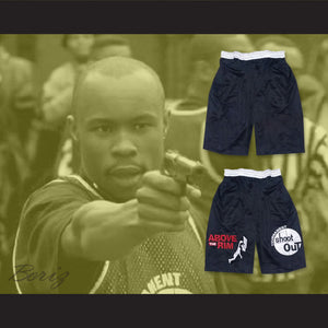 Above The Rim Tournament Shoot Out Black Basketball Shorts