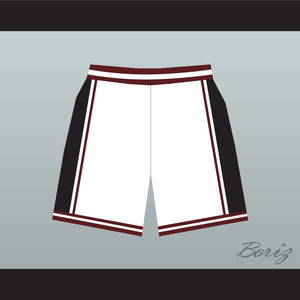 Panthers High School White Basketball Shorts Above The Rim