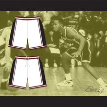 Load image into Gallery viewer, Panthers High School White Basketball Shorts Above The Rim